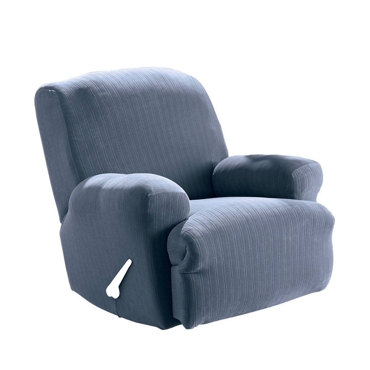 SureFit Stretch Pinstripe 1 Piece Recliner Slipcover