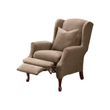SureFit Stretch Pique 2 Piece Wing Recliner Slipcover