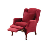 SureFit Stretch Pique 2 Piece Wing Recliner Slipcover