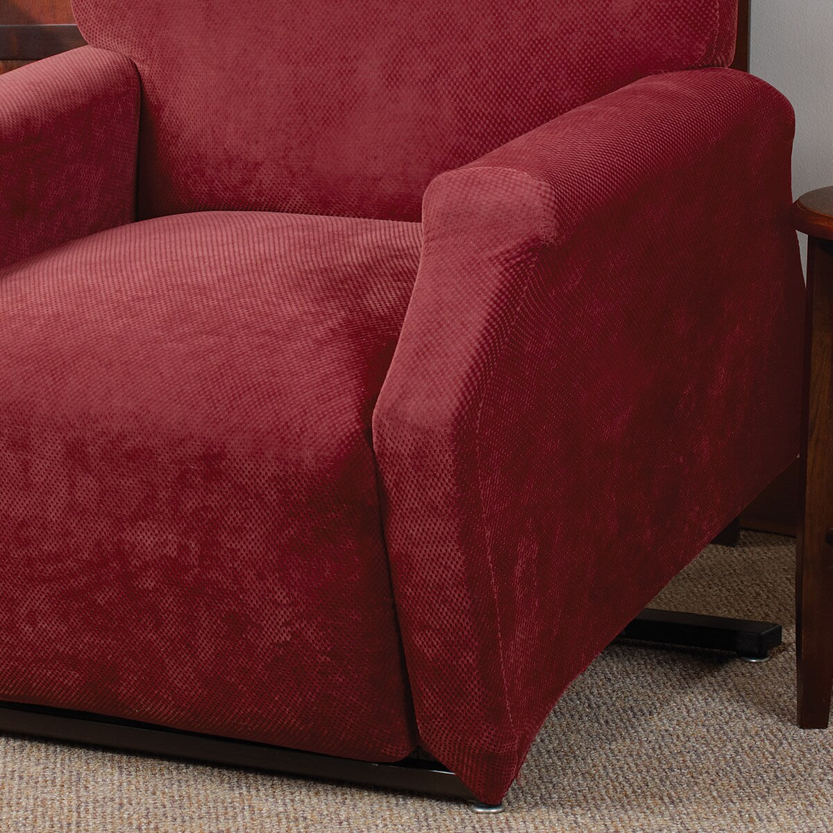 SureFit Stretch Pique Lift Recliner Slipcover