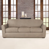 SureFit Ultimate Stretch Leather 4 Piece Sofa Slipcover