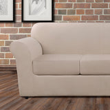 SureFit Ultimate Stretch Leather 4 Piece Sofa Slipcover