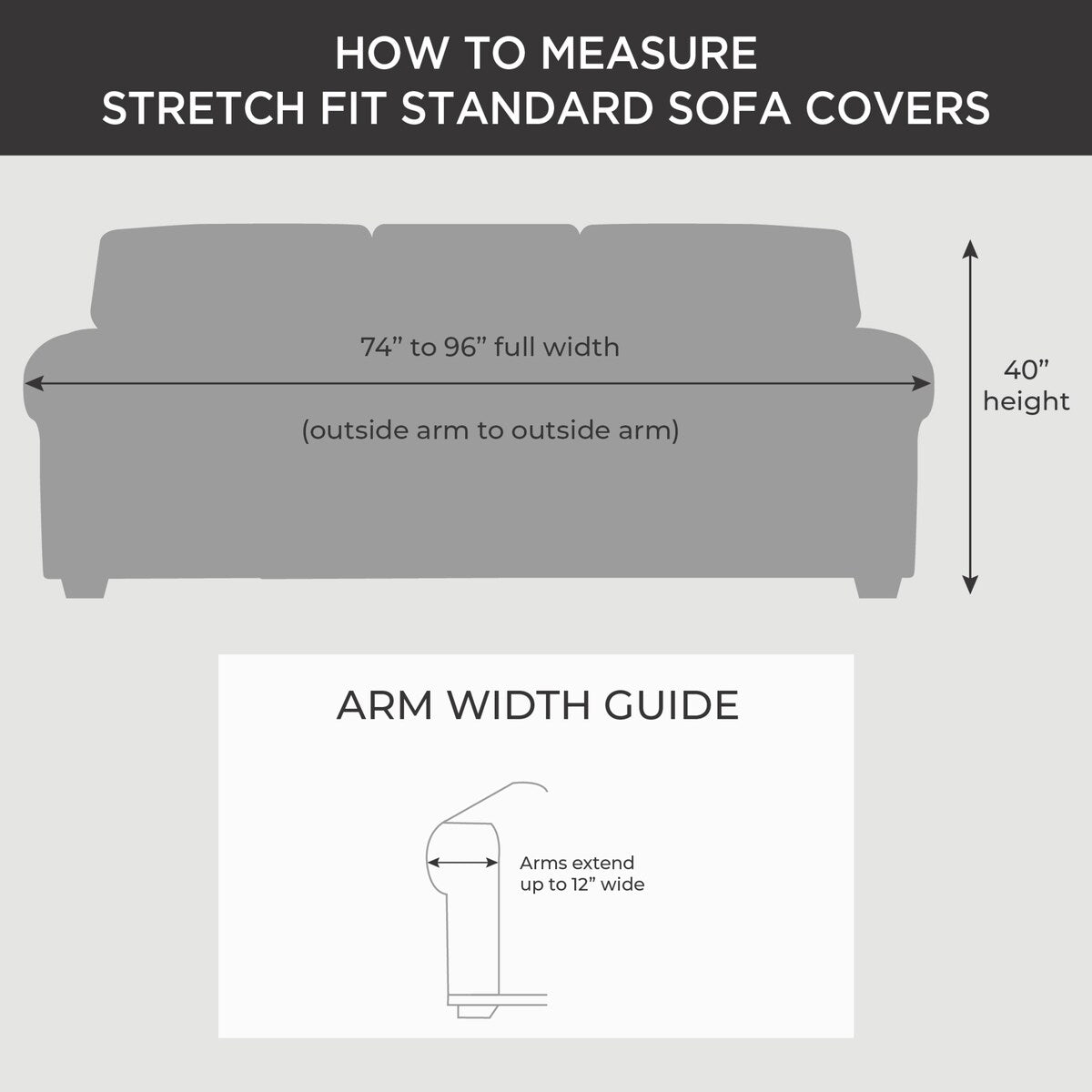 SureFit Ultimate Stretch Leather 4 Piece Sofa Slipcover