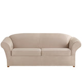 SureFit Ultimate Stretch Suede 3 Piece Sofa Slipcover