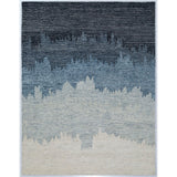 NuStory Surf Hand Tufted Abstract Area Rug in Blue