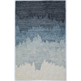 NuStory Surf Hand Tufted Abstract Area Rug in Blue