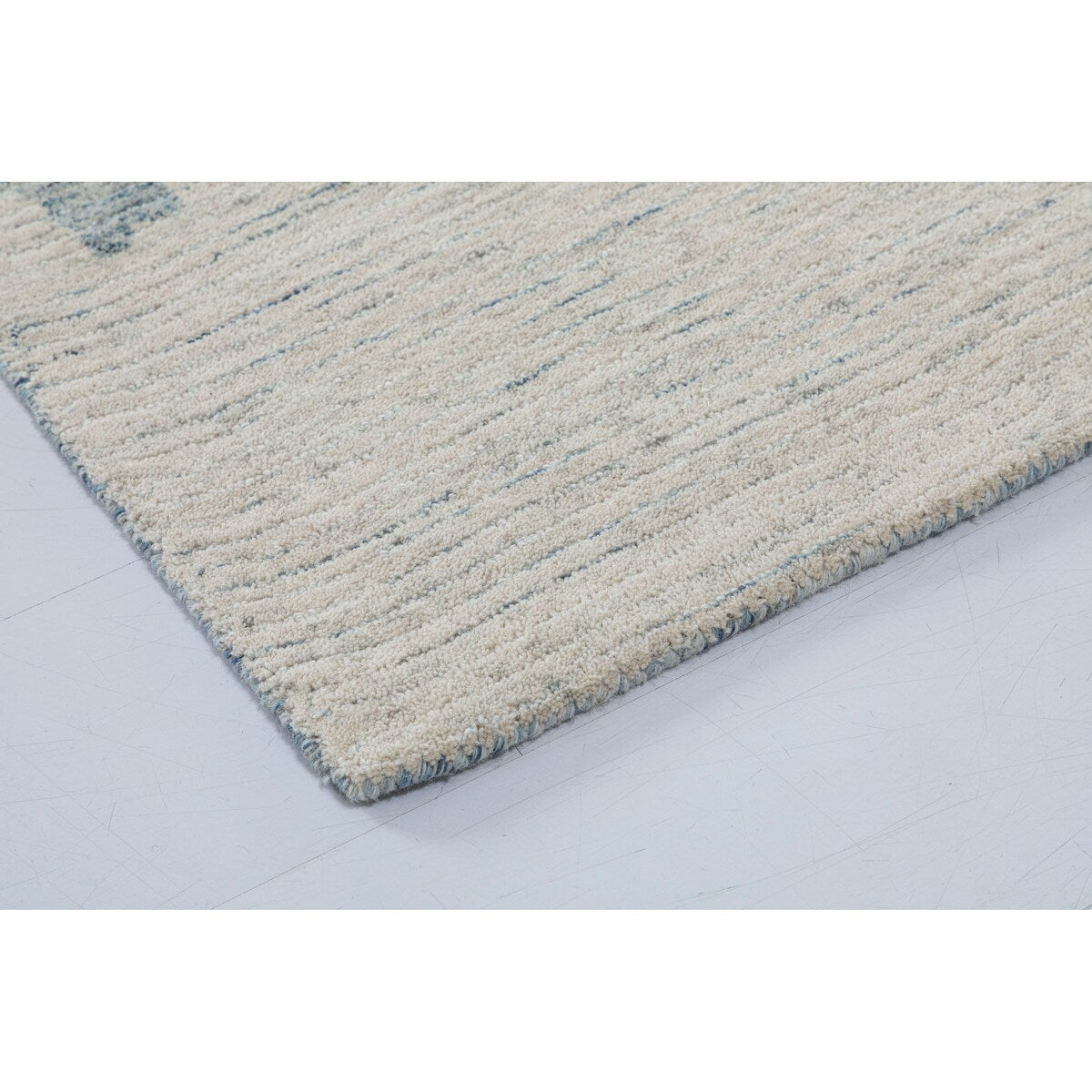 NuStory Surf Hand Tufted Abstract Area Rug in Blue
