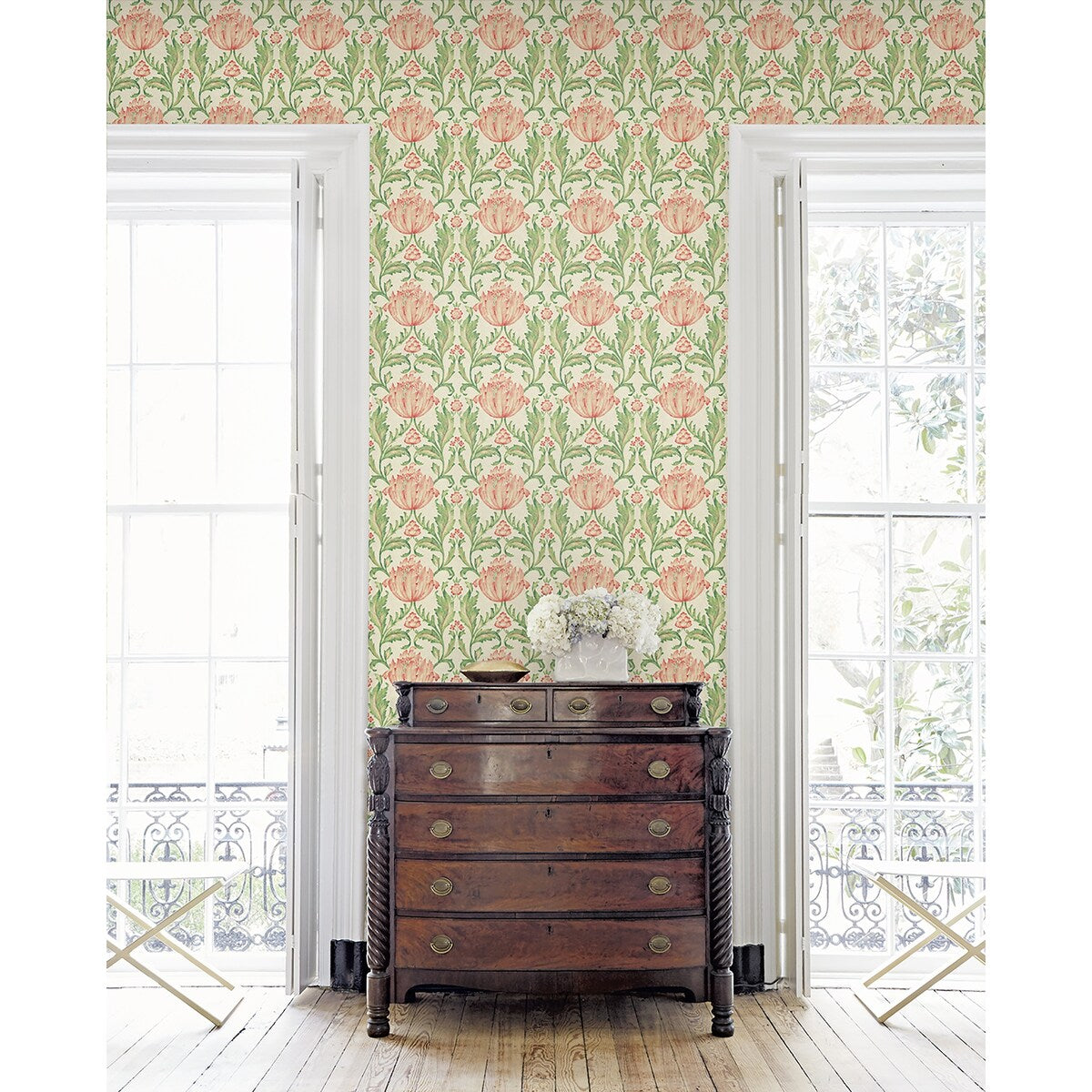Surface Style Charmed Beauty Spring Peel and Stick Wallpaper - 20.5 in. W x 18 ft. L