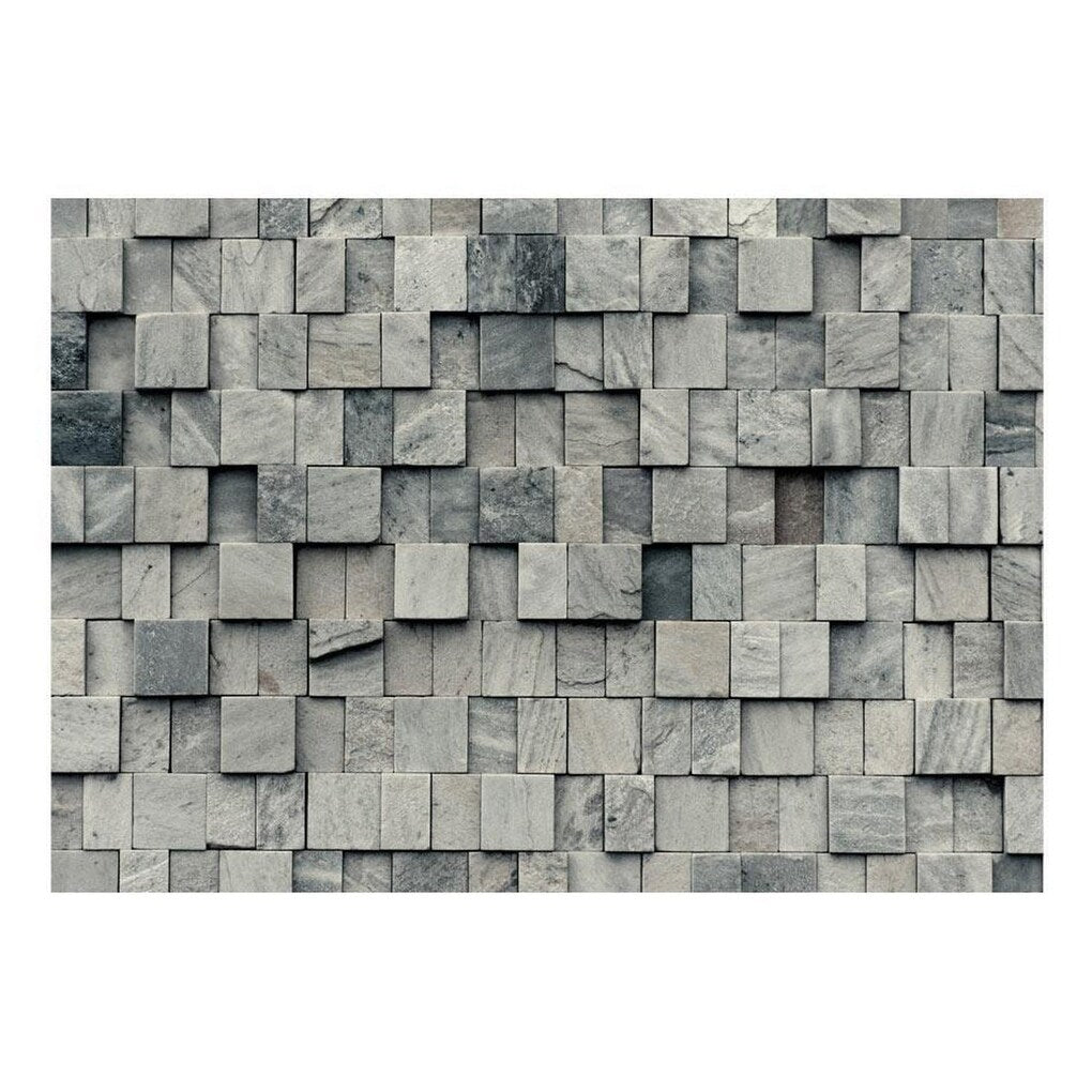 Surface Texture Wallpaper Wall Mural - Abstract Stacked Stone Cubes