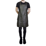 Suspender Style Apron - Vintage Grey