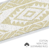 SussexHome Memorial Design 9" X 28" Stair Treads - 70% Cotton Anti-Slip Carpet Strips for Stairs-with Double Adhesive Tape