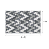 SussexHome Non-Skid Ultra-Thin Area Rugs for Laundry Room, Entryway, Bathroom and Kitchen - Washable Multipurpose Floor Mat