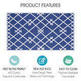SussexHome Non-Skid Ultra-Thin Area Rugs for Laundry Room, Entryway, Bathroom and Kitchen - Washable Multipurpose Floor Mat