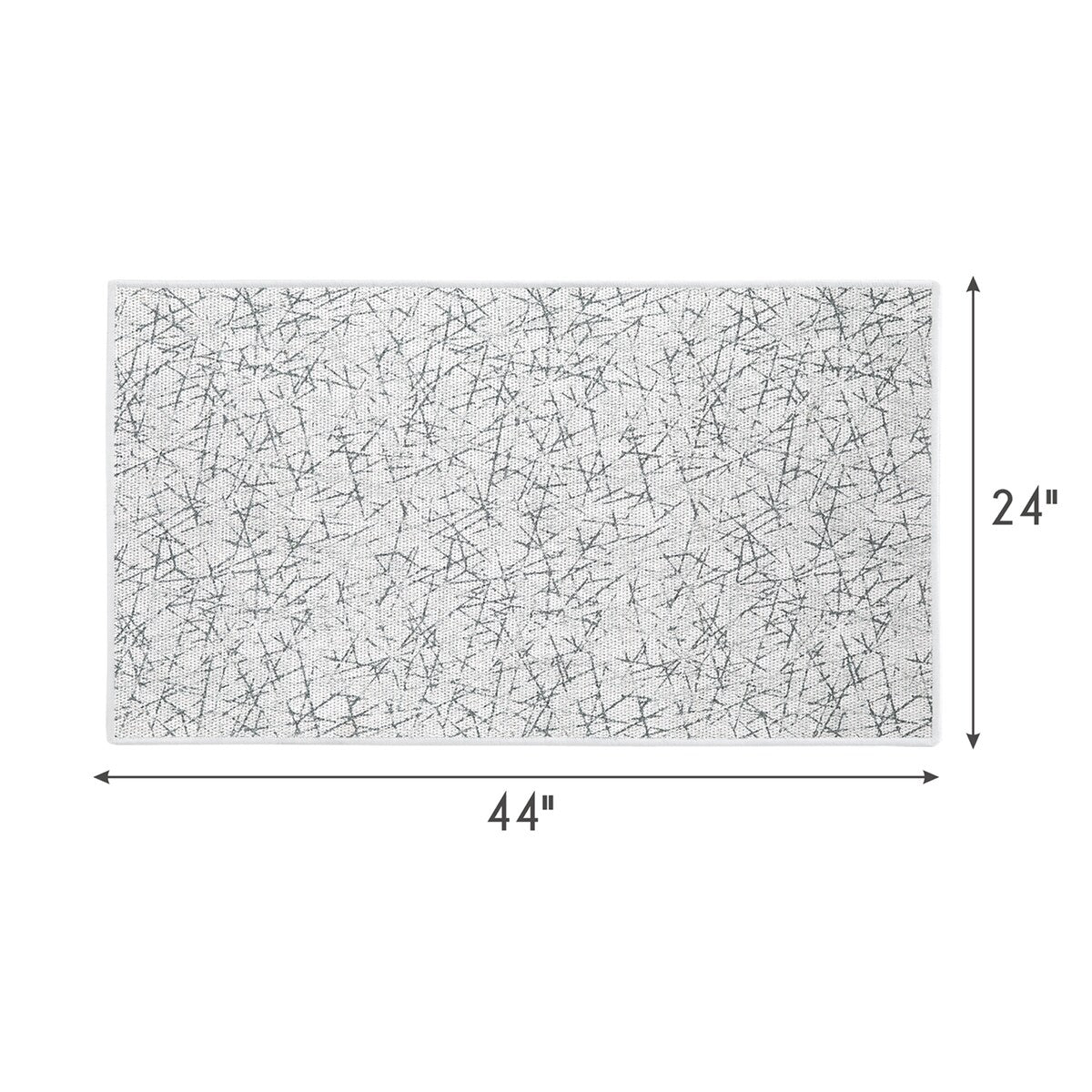 SussexHome Non-Skid Ultra-Thin Area Rugs for Laundry Room, Entryway, Bathroom and Kitchen - Washable Multipurpose Floor Mat