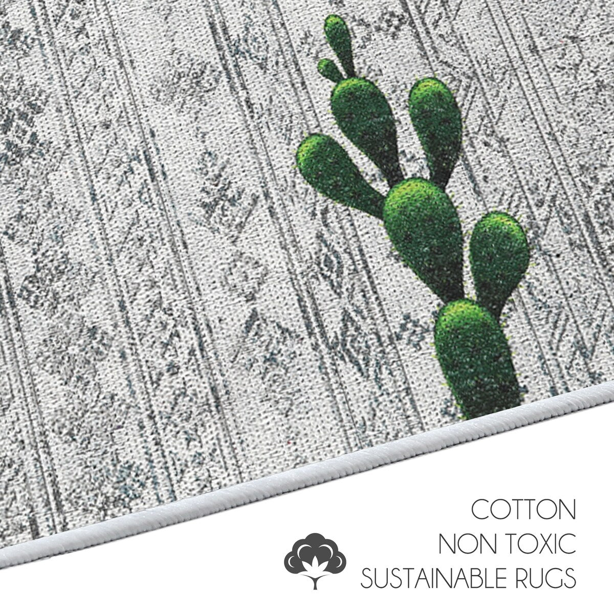 SussexHome Non-Skid Ultra-Thin Area Rugs for Laundry Room, Entryway, Bathroom and Kitchen - Washable Multipurpose Floor Mat