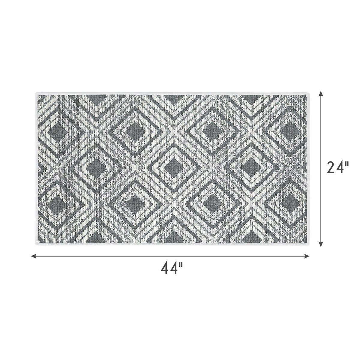 SussexHome Non-Skid Ultra-Thin Area Rugs for Laundry Room, Entryway, Bathroom and Kitchen - Washable Multipurpose Floor Mat