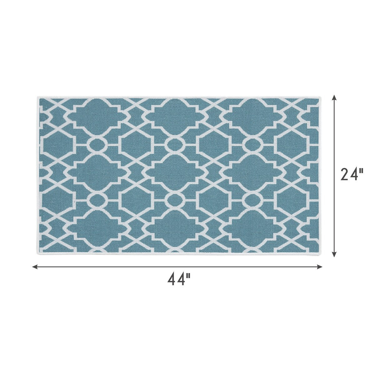 SussexHome Non-Skid Ultra-Thin Area Rugs for Laundry Room, Entryway, Bathroom and Kitchen - Washable Multipurpose Floor Mat