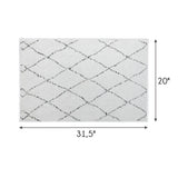 SussexHome Non-Skid Ultra-Thin Area Rugs for Laundry Room, Entryway, Bathroom and Kitchen - Washable Multipurpose Floor Mat