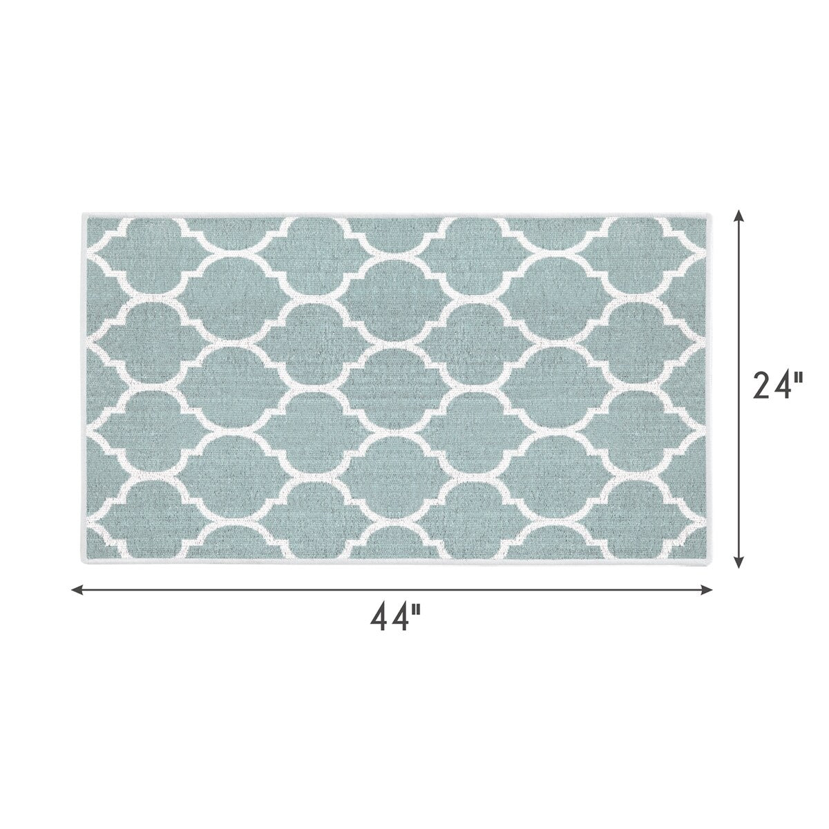 SussexHome Non-Skid Ultra-Thin Area Rugs for Laundry Room, Entryway, Bathroom and Kitchen - Washable Multipurpose Floor Mat
