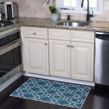 SussexHome Non-Skid Ultra-Thin Area Rugs for Laundry Room, Entryway, Bathroom and Kitchen - Washable Multipurpose Floor Mat