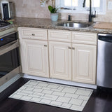 SussexHome Non-Skid Ultra-Thin Area Rugs for Laundry Room, Entryway, Bathroom and Kitchen - Washable Multipurpose Floor Mat