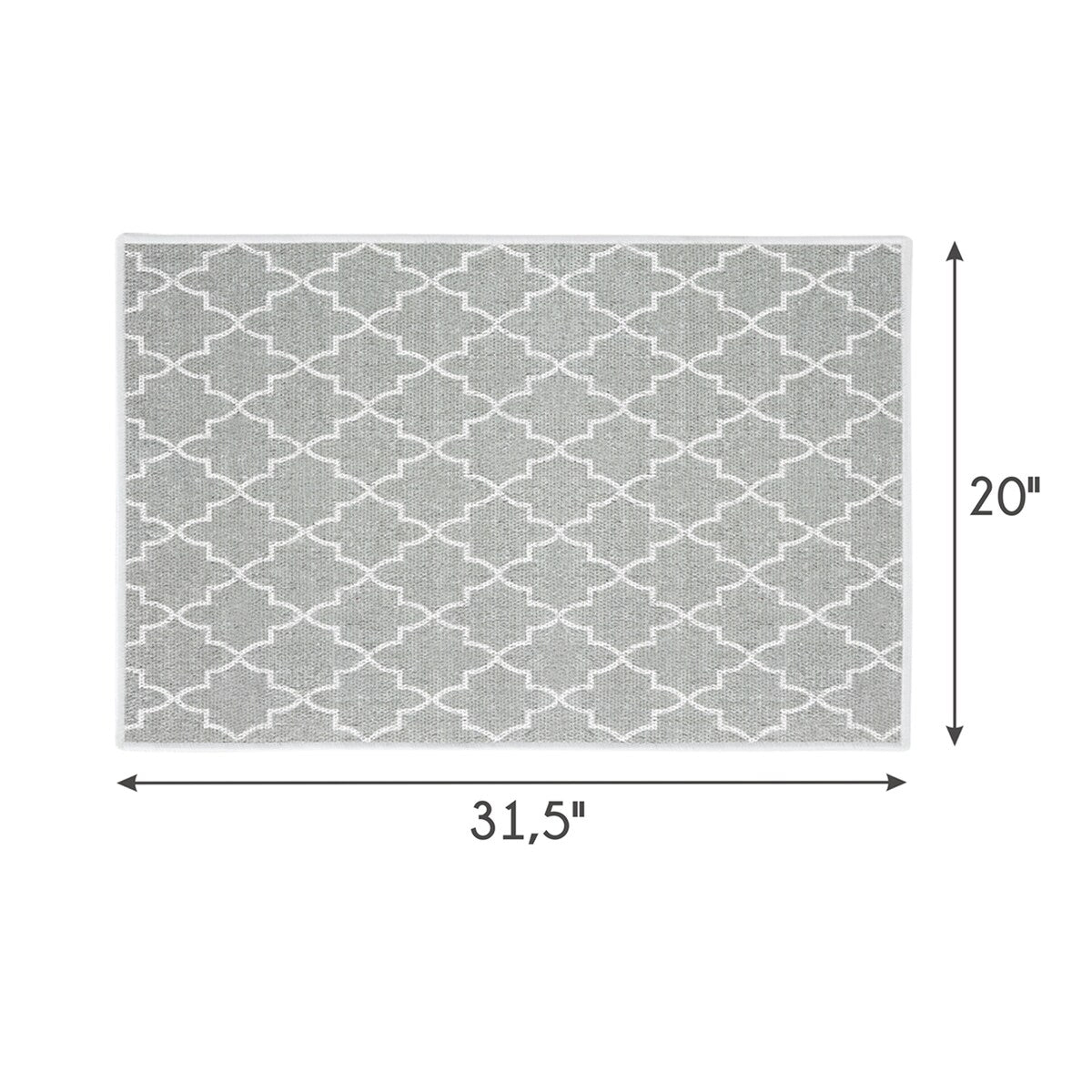SussexHome Non-Skid Ultra-Thin Area Rugs for Laundry Room, Entryway, Bathroom and Kitchen - Washable Multipurpose Floor Mat
