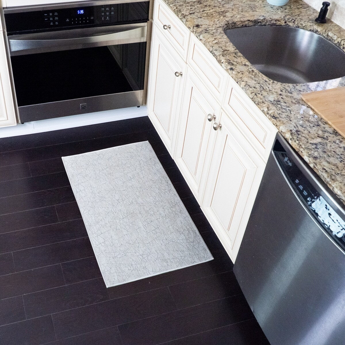 SussexHome Non-Skid Ultra-Thin Area Rugs for Laundry Room, Entryway, Bathroom and Kitchen - Washable Multipurpose Floor Mat