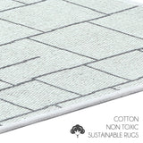 SussexHome Non-Skid Ultra-Thin Area Rugs for Laundry Room, Entryway, Bathroom and Kitchen - Washable Multipurpose Floor Mat