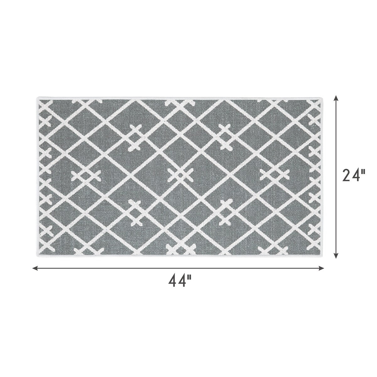 SussexHome Non-Skid Ultra-Thin Area Rugs for Laundry Room, Entryway, Bathroom and Kitchen - Washable Multipurpose Floor Mat