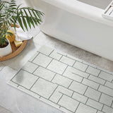 SussexHome Non-Skid Ultra-Thin Area Rugs for Laundry Room, Entryway, Bathroom and Kitchen - Washable Multipurpose Floor Mat