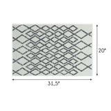 SussexHome Non-Skid Ultra-Thin Area Rugs for Laundry Room, Entryway, Bathroom and Kitchen - Washable Multipurpose Floor Mat