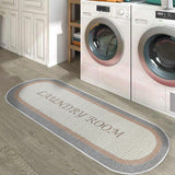 SussexHome Washable Ultra Thin Laundry Room Rug Runner - 20" x 59"