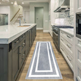 SussexHome Washable Ultra Thin Laundry Room Rug Runner - 20" x 59"