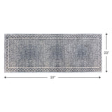 SussexHome Washable Ultra Thin Laundry Room Rug Runner - 20" x 59"
