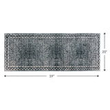 SussexHome Washable Ultra Thin Laundry Room Rug Runner - 20" x 59"