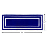 SussexHome Washable Ultra Thin Laundry Room Rug Runner - 20" x 59"