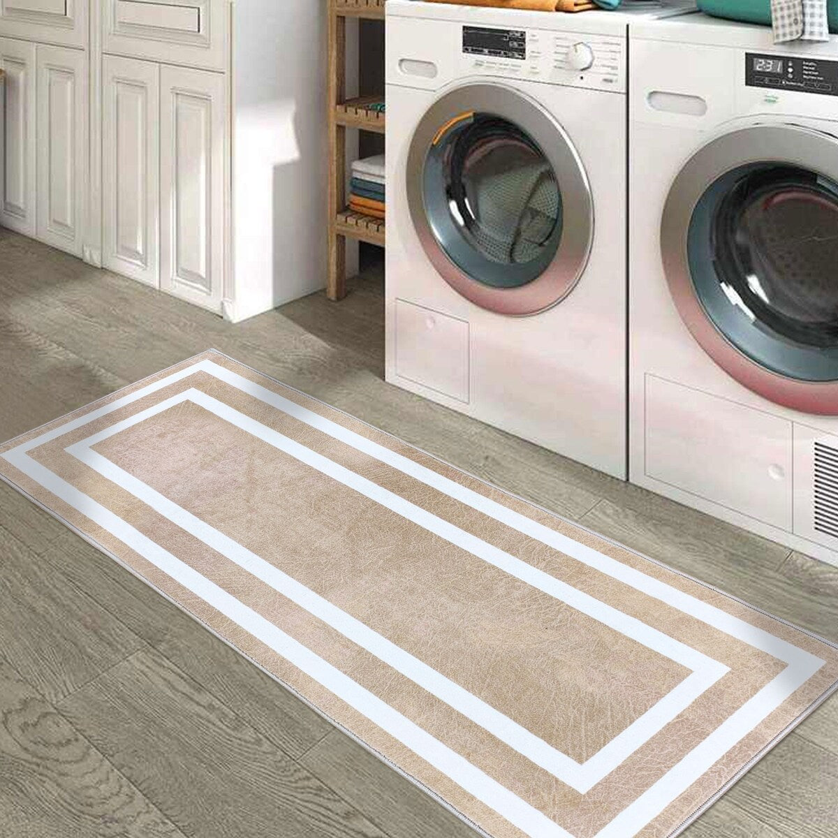SussexHome Washable Ultra Thin Laundry Room Rug Runner - 20" x 59"