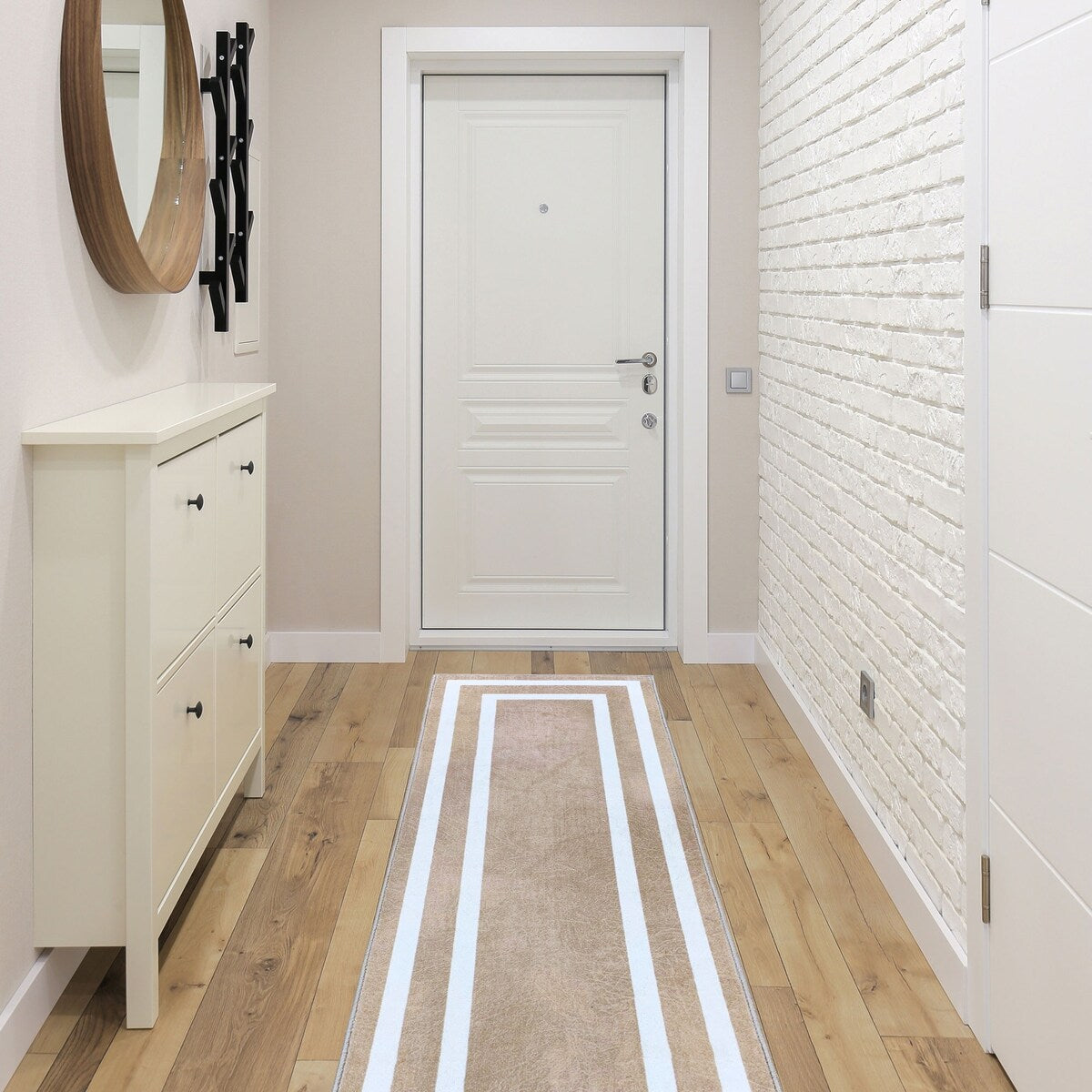 SussexHome Washable Ultra Thin Laundry Room Rug Runner - 20" x 59"