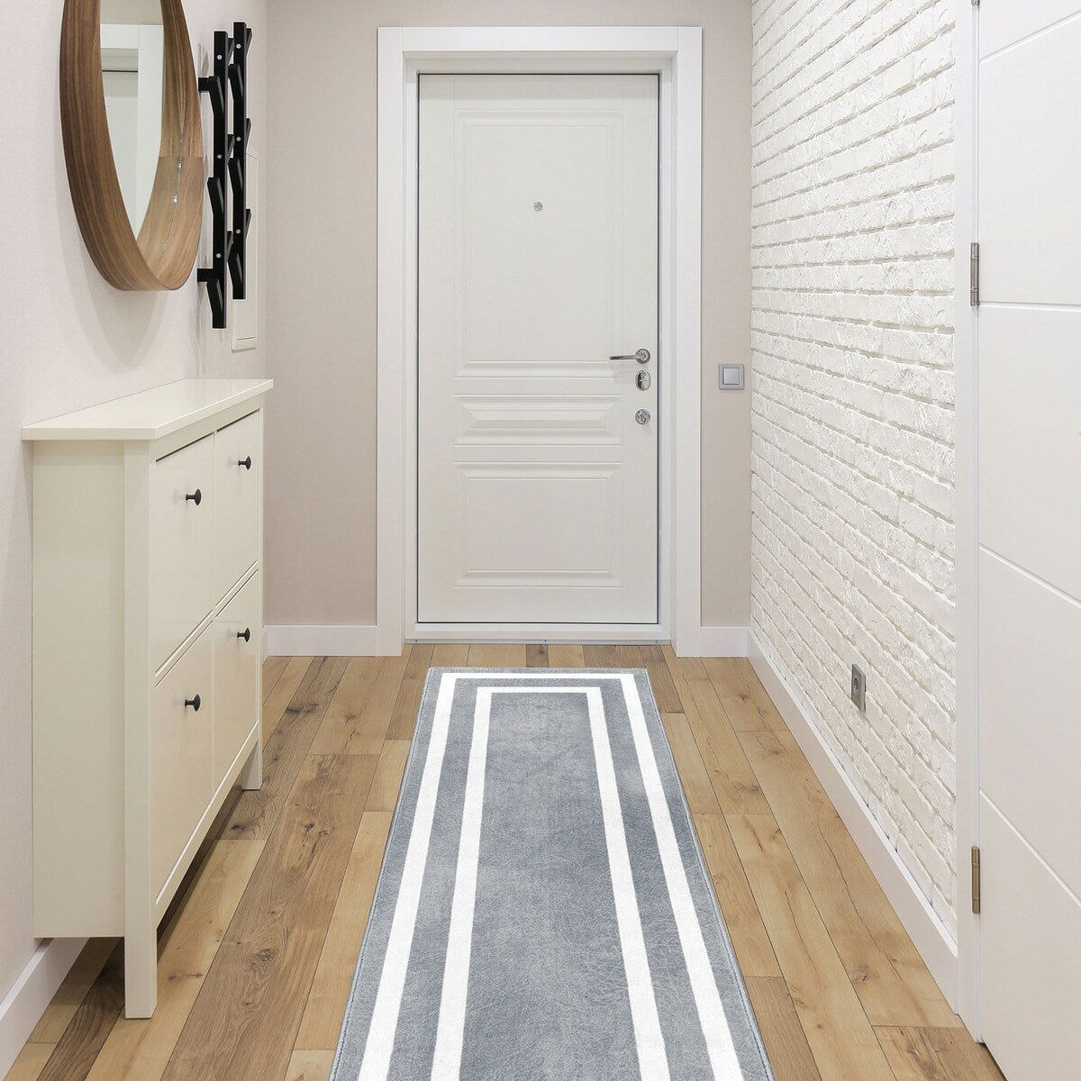 SussexHome Washable Ultra Thin Laundry Room Rug Runner - 20" x 59"