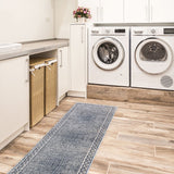 SussexHome Washable Ultra Thin Laundry Room Rug Runner - 20" x 59"