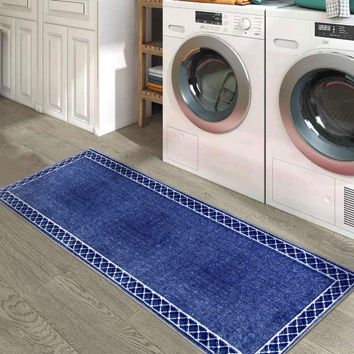 SussexHome Washable Ultra Thin Laundry Room Rug Runner - 20" x 59"