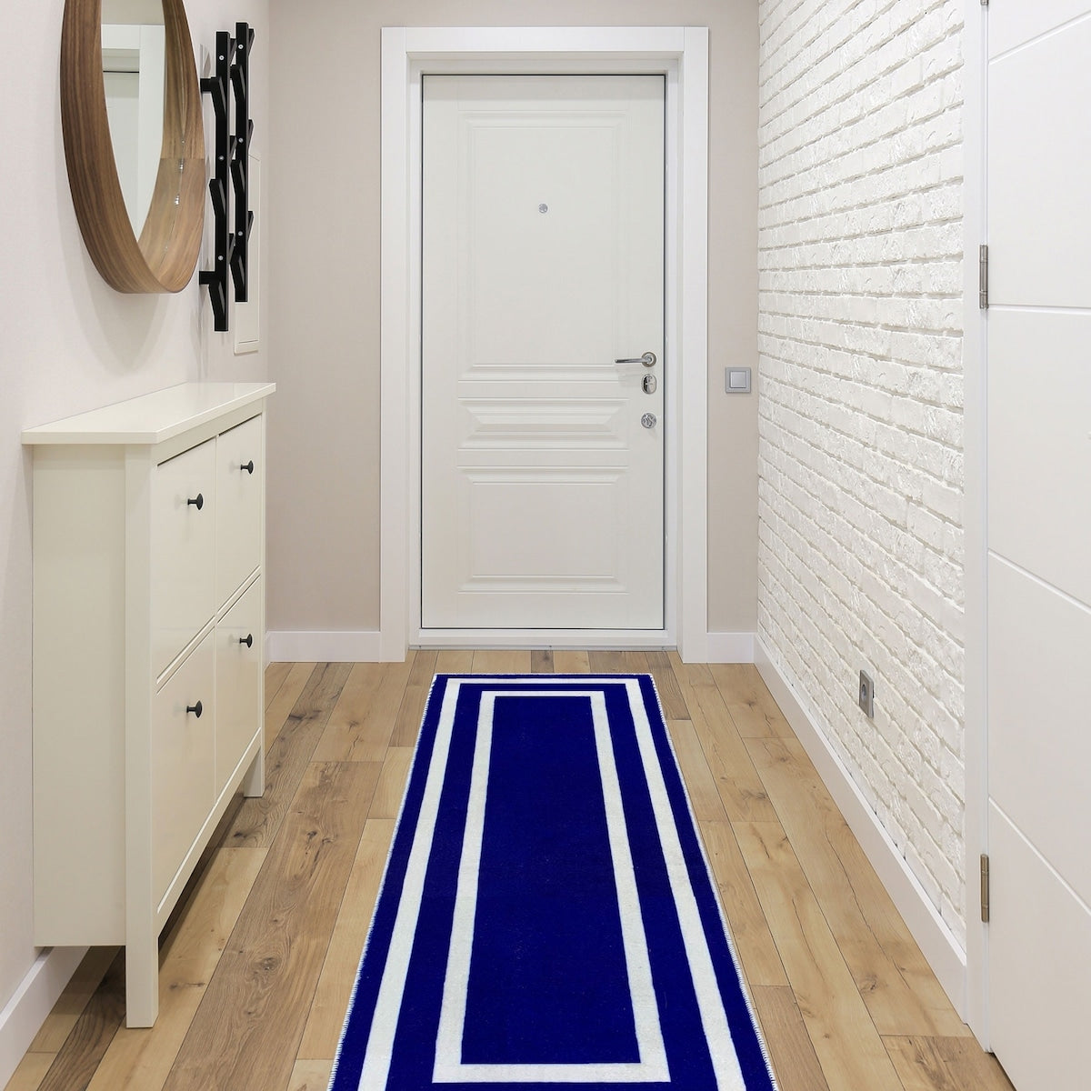 SussexHome Washable Ultra Thin Laundry Room Rug Runner - 20" x 59"