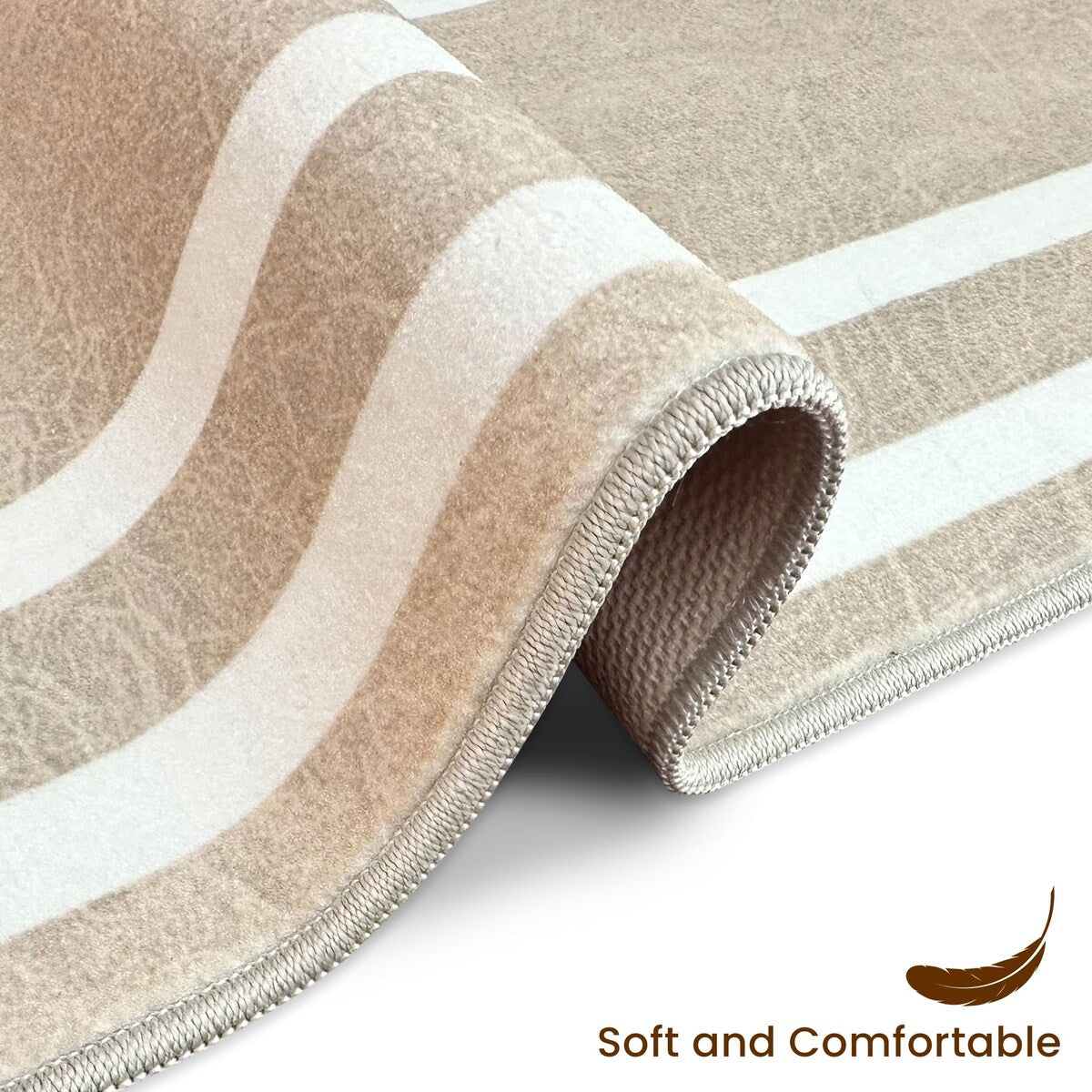 SussexHome Washable Ultra Thin Laundry Room Rug Runner - 20" x 59"