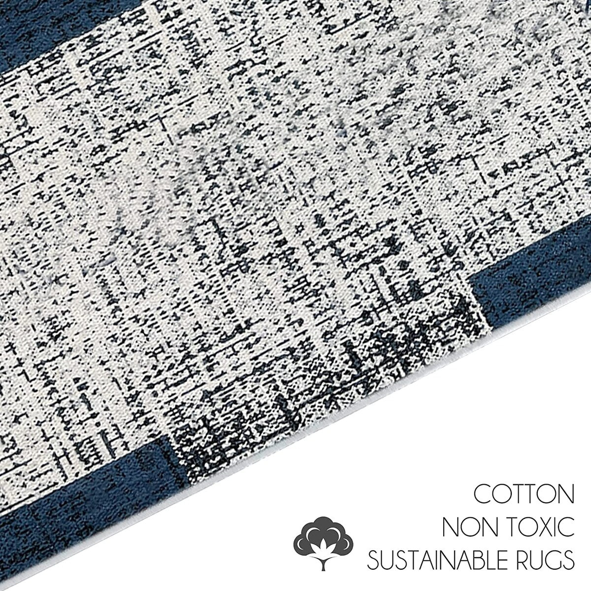 SussexHome Washable Ultra Thin Laundry Room Rug Runner - 20" x 59"