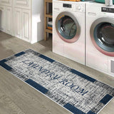 SussexHome Washable Ultra Thin Laundry Room Rug Runner - 20" x 59"