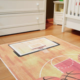 Sussexhome Low Pile Non-Slip Washable Educational Rug