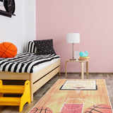 Sussexhome Low Pile Non-Slip Washable Educational Rug