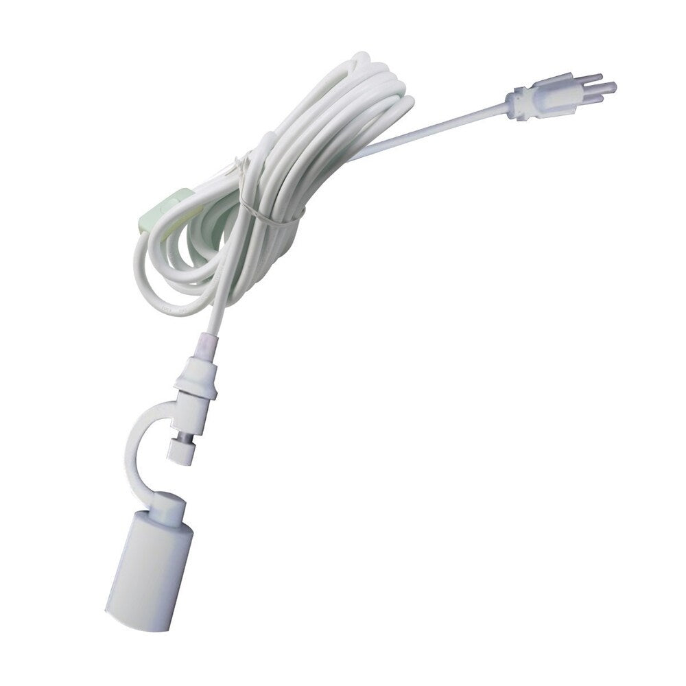 Swag Pendant Plug-In One Light Beige Shade