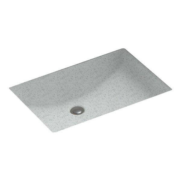 Swan 22-in W x 16-in D x 6.25-in H Solid Surface Undermount Bathroom Sink