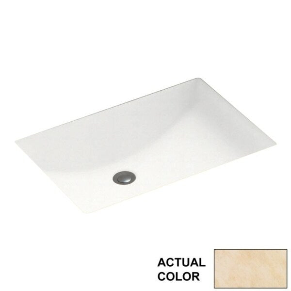 Swan 22-in W x 16-in D x 6.25-in H Solid Surface Undermount Bathroom Sink